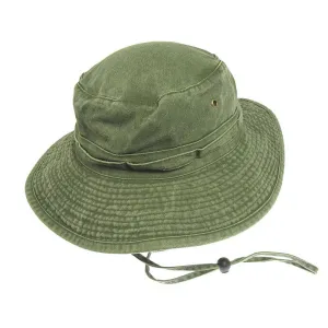 Jaxon & James Packable Cotton Boonie Hat - Olive
