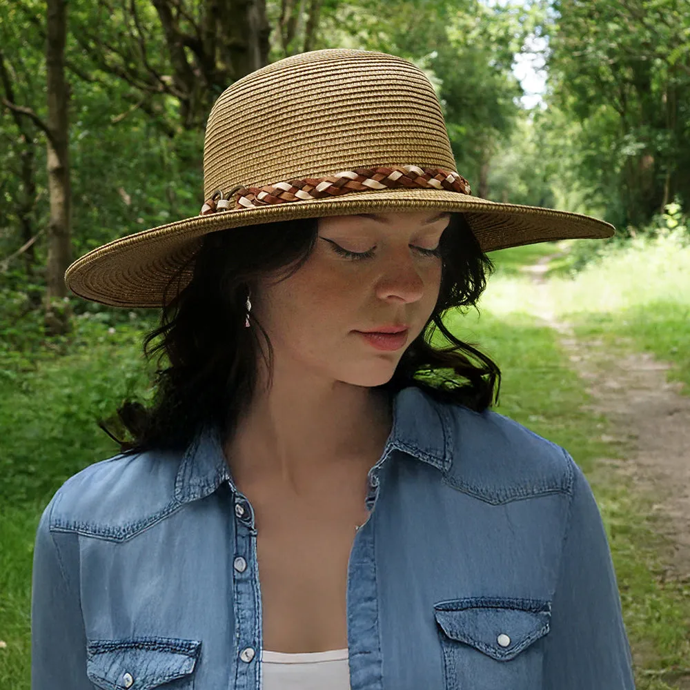 Jaxon & James Palm Springs Floppy Sun Hat - Toast