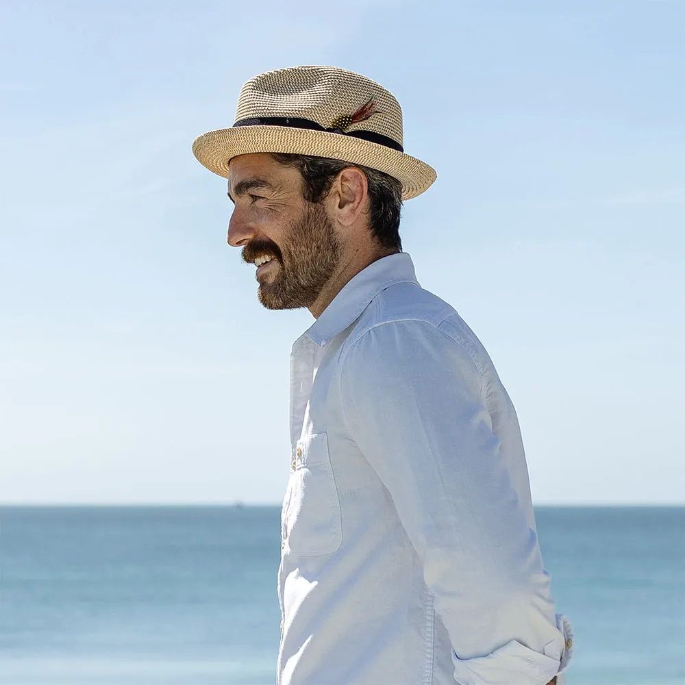 Jaxon & James Toyo Straw Trilby Hat - Natural
