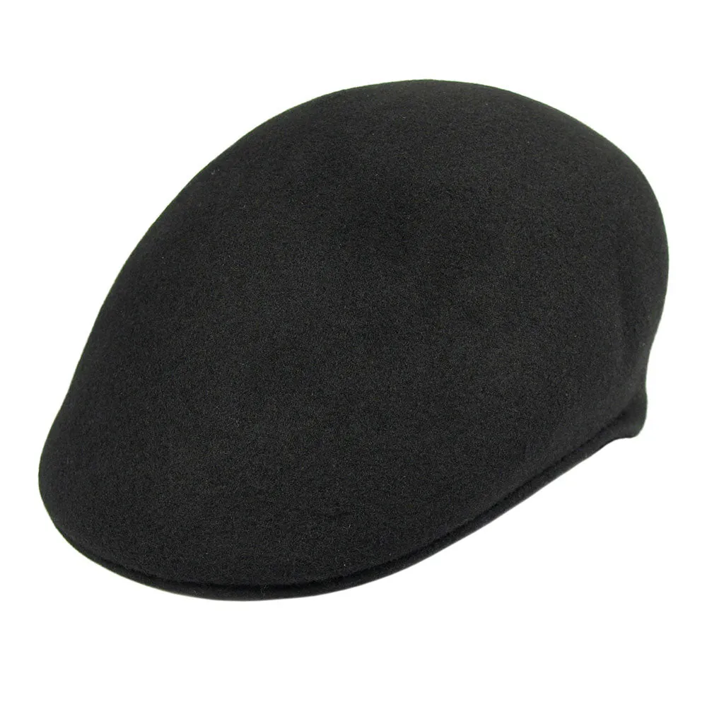 Jaxon & James Wool Ascot Cap - Black