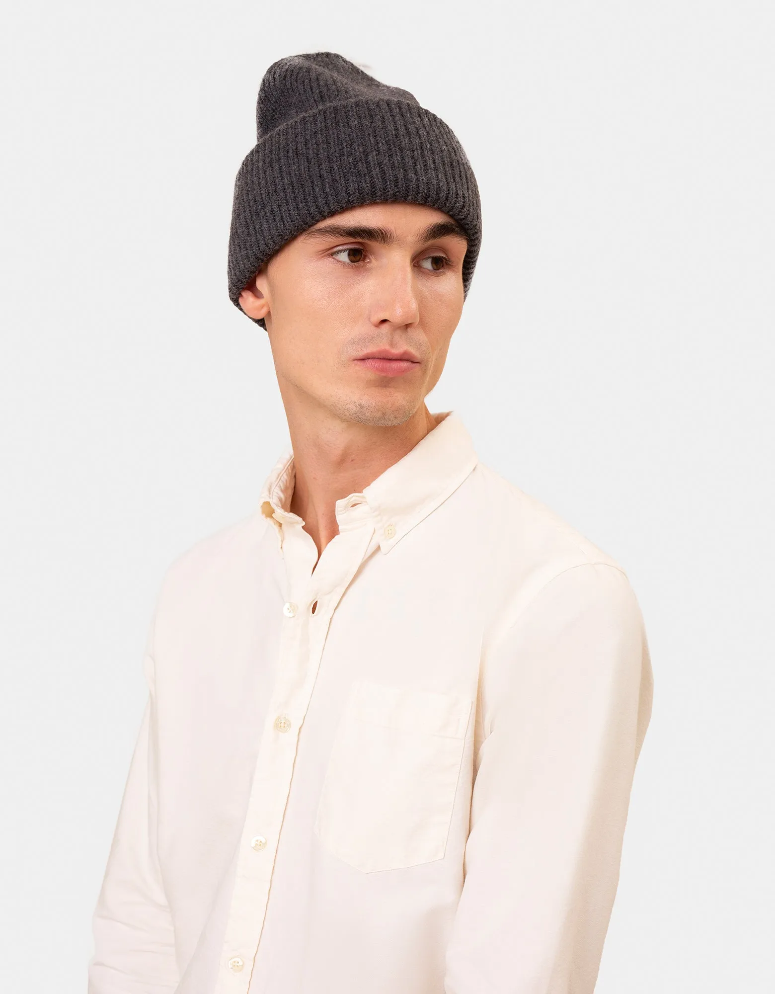 Merino Wool Hat - Lemon Yellow