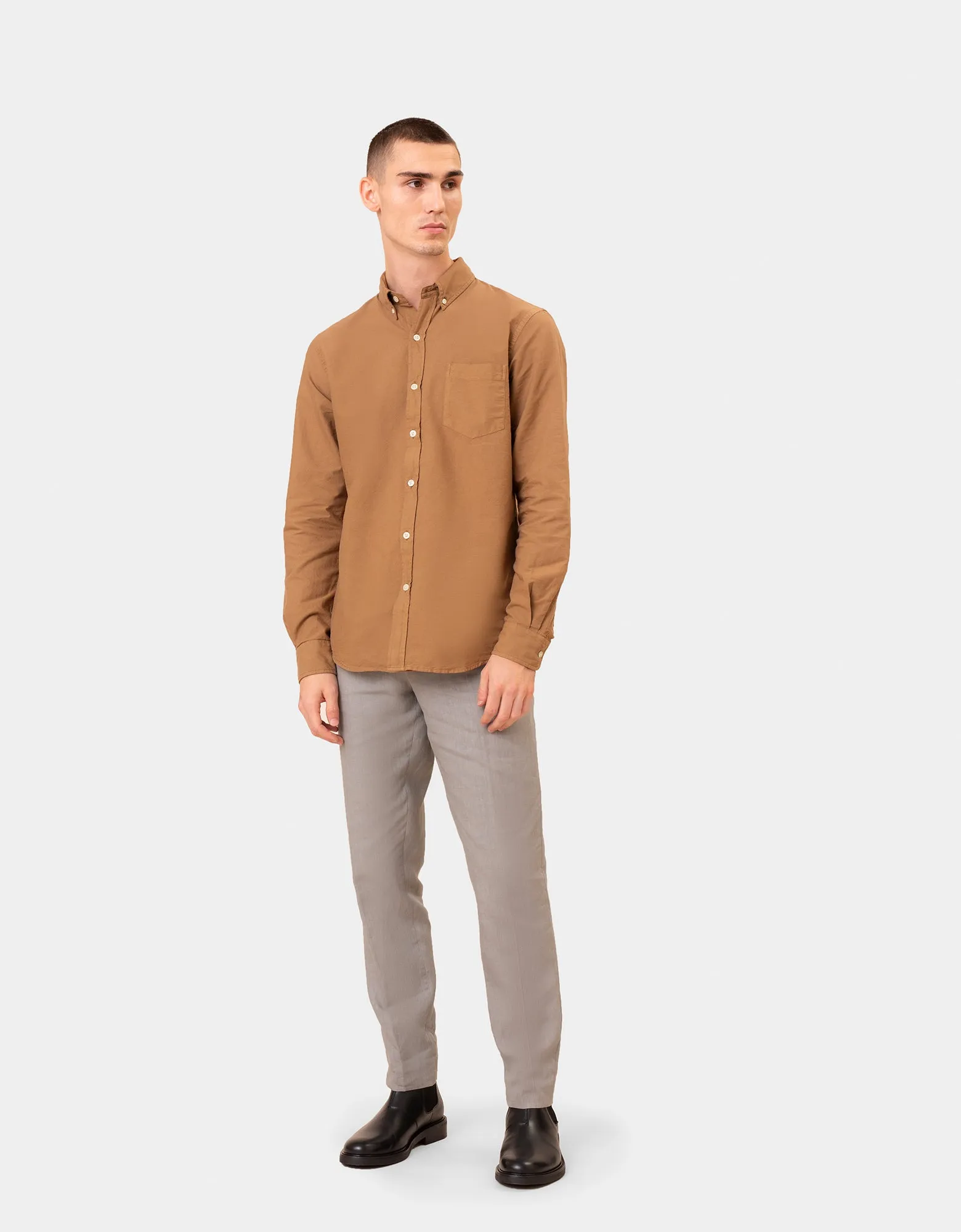 Organic Button Down Shirt - Optical White