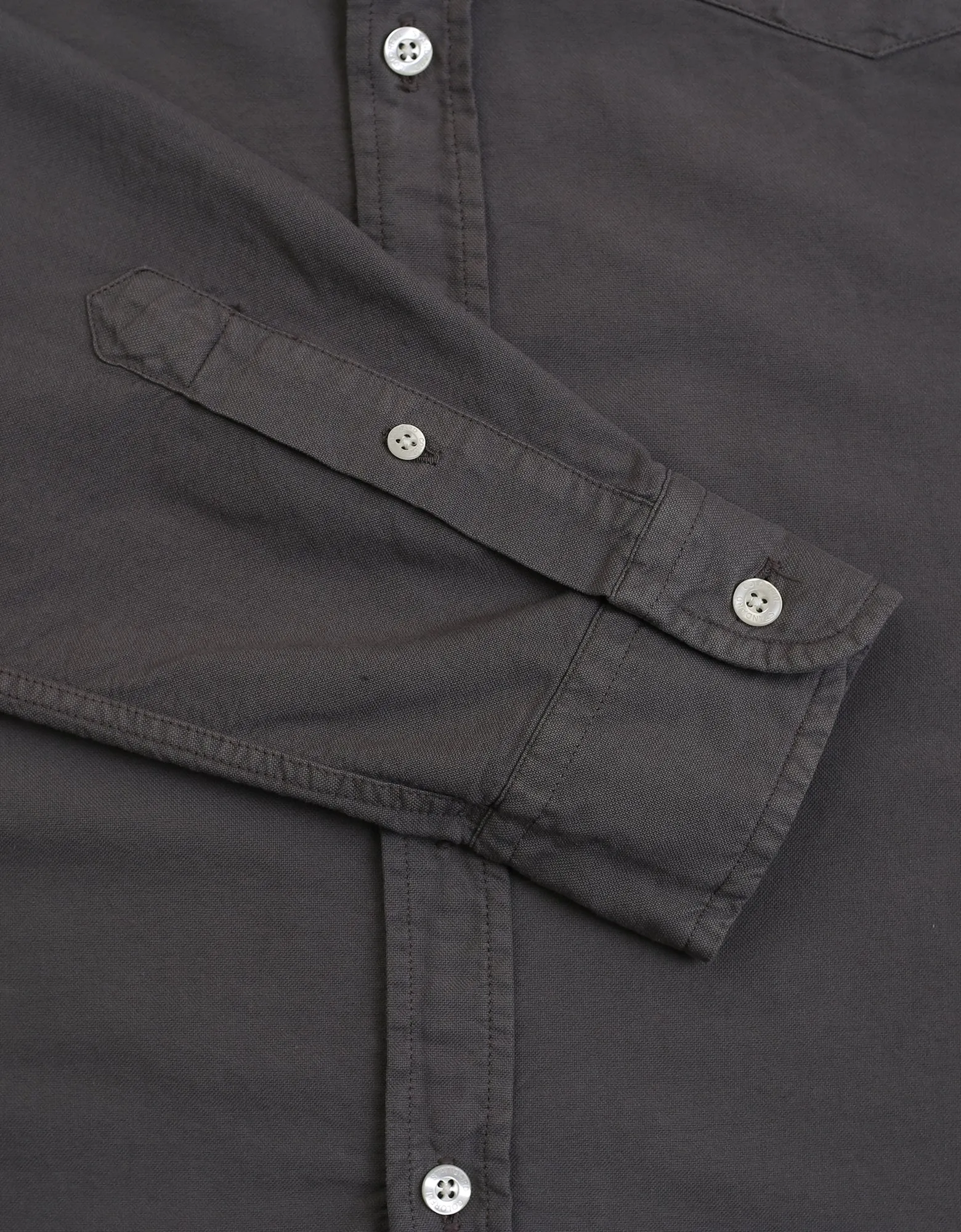 Organic Button Down Shirt - Steel Blue