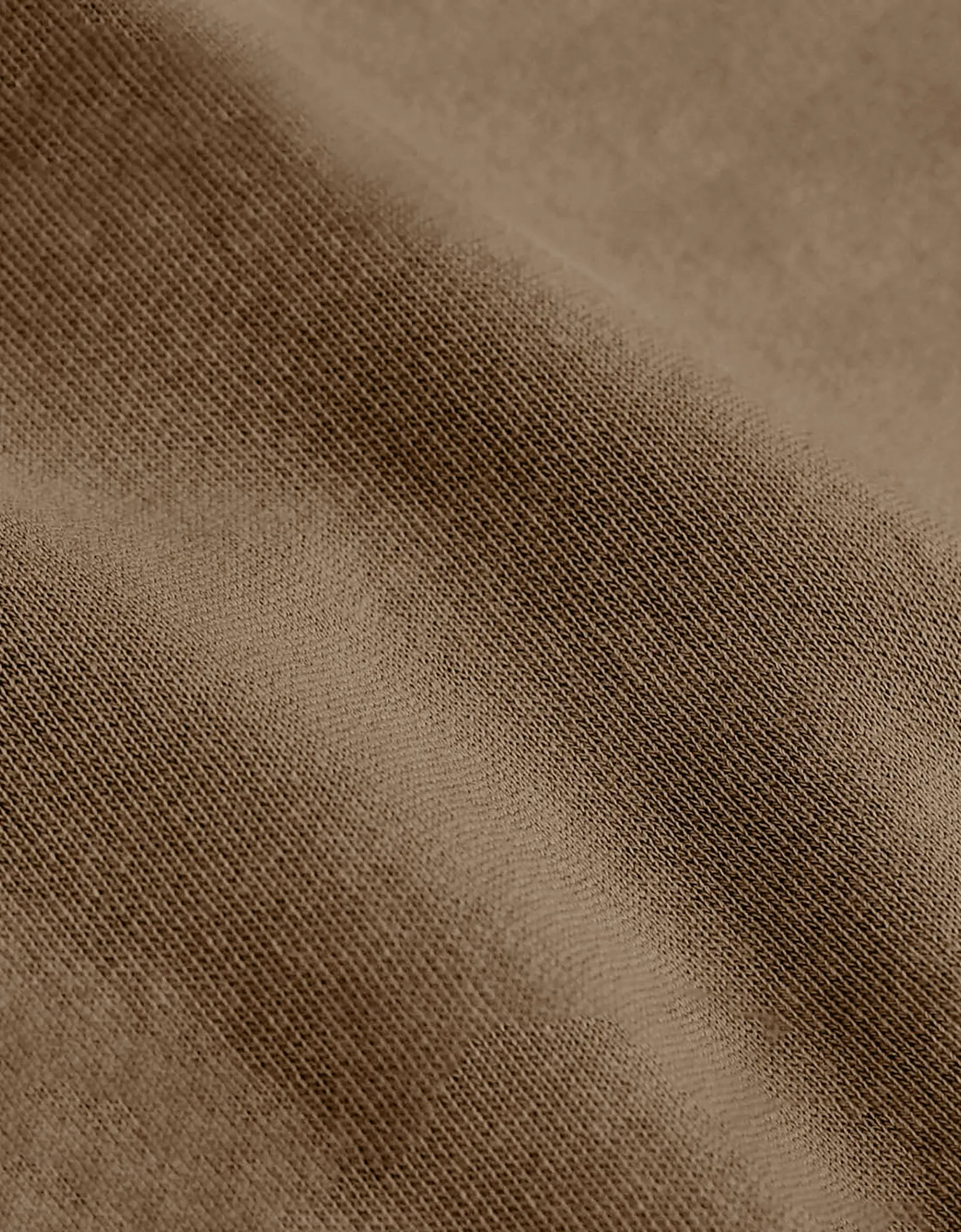 Oversized Organic LS T-shirt - Cedar Brown