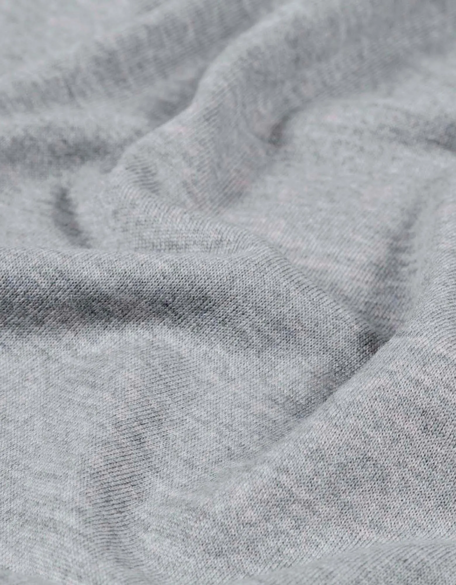 Oversized Organic LS T-shirt - Heather Grey