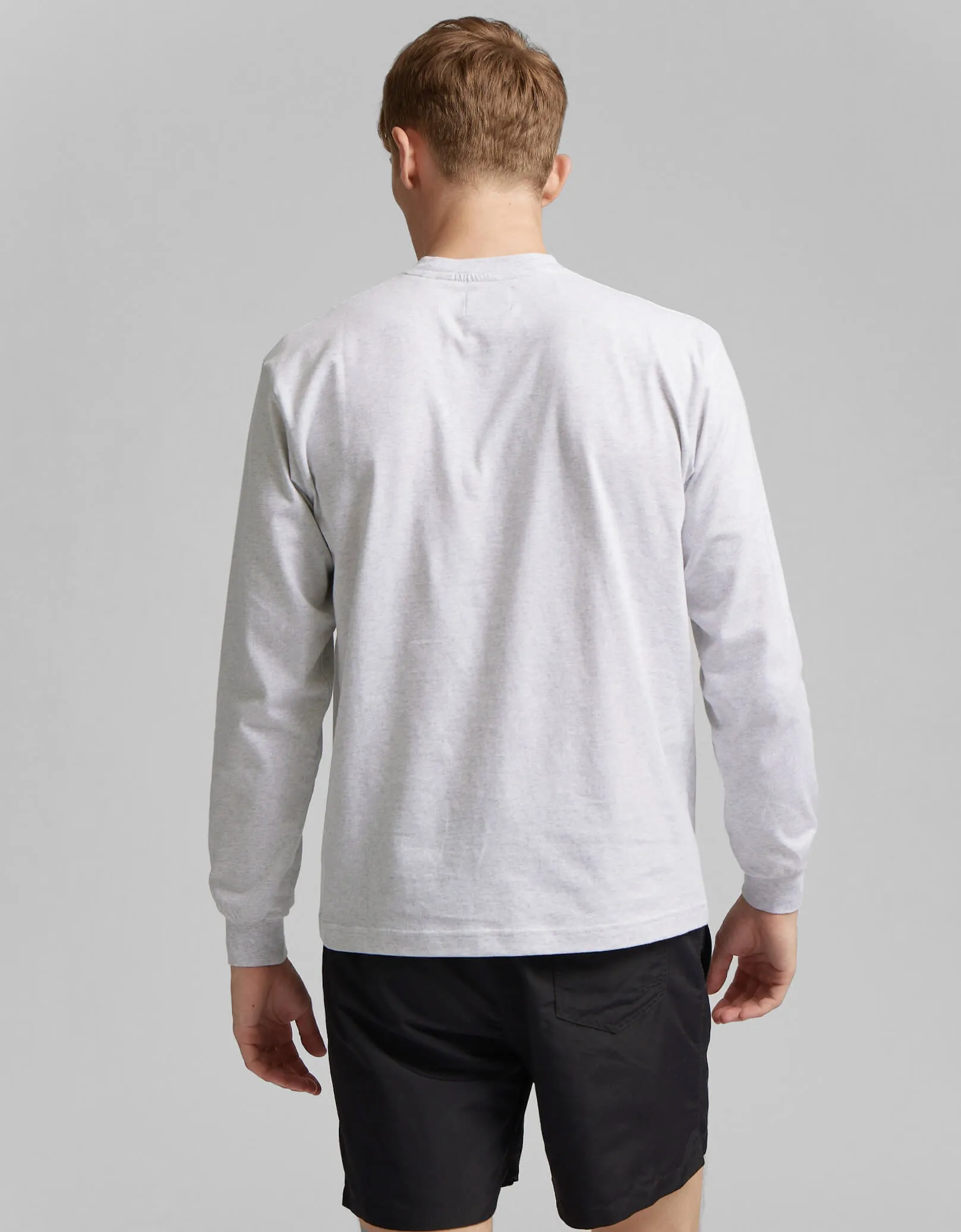 Oversized Organic LS T-shirt - Warm Taupe