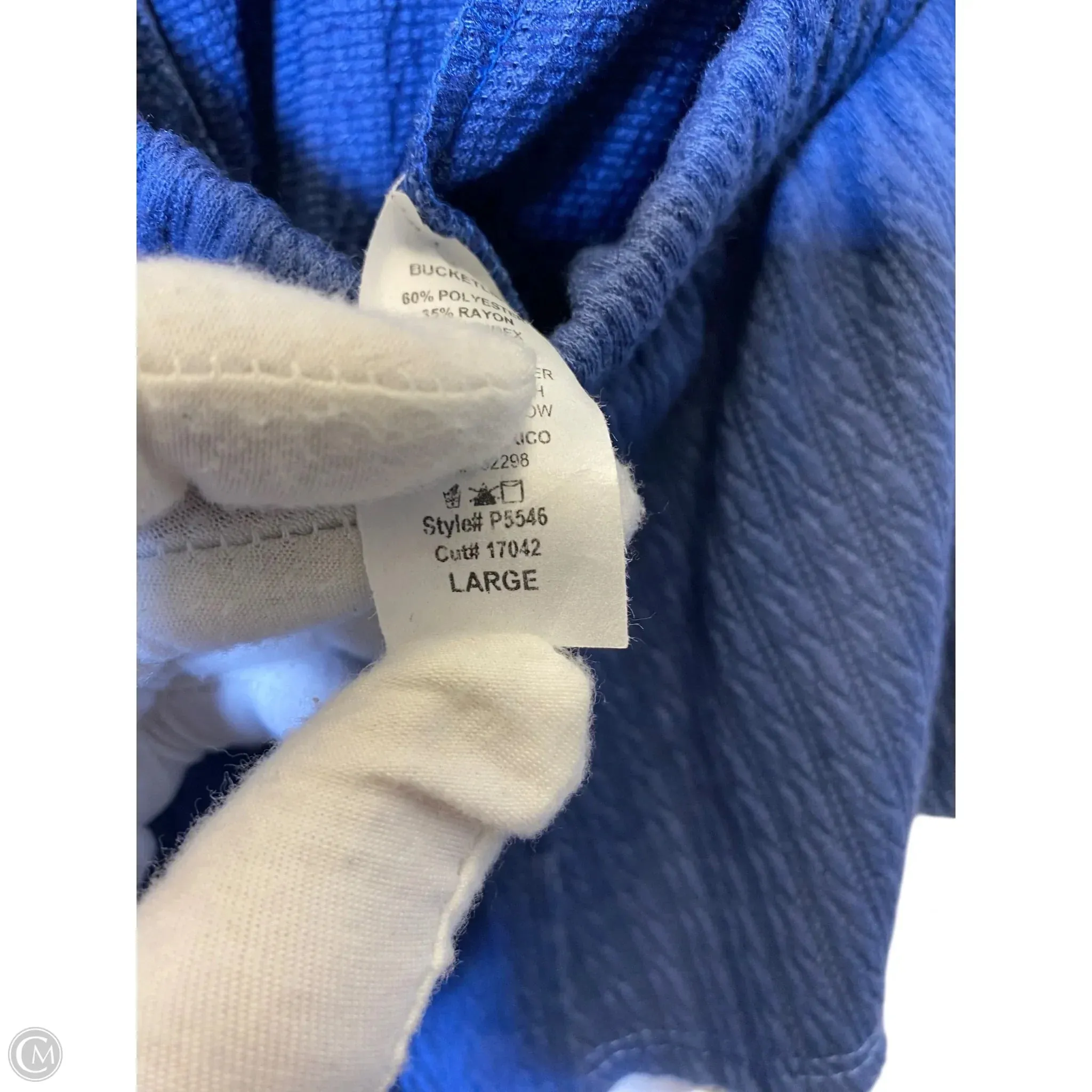 Pants Other By Clothes Mentor In Blue & Cream, Size: L