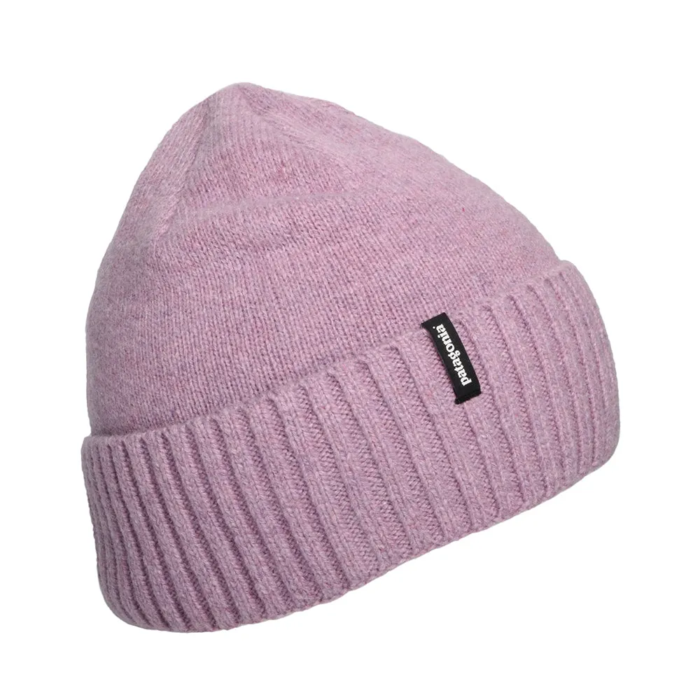 Patagonia Hats Brodeo Recycled Wool Beanie Hat - Mauve