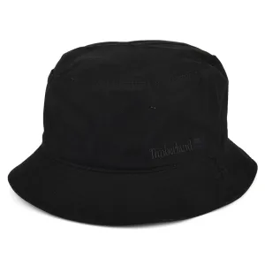 Timberland Hats Peached Cotton Canvas Bucket Hat - Black