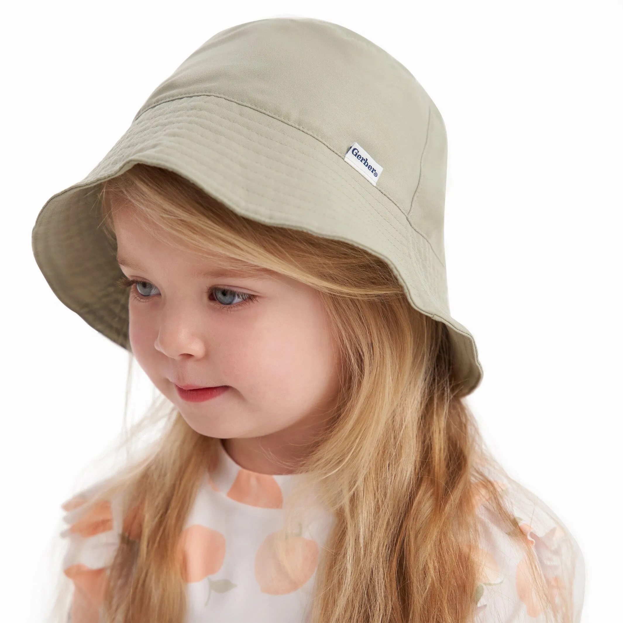 Toddler Neutral UPF 50  Olive Sun Hat Gerber Childrenswea